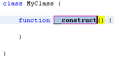 select constructor name
